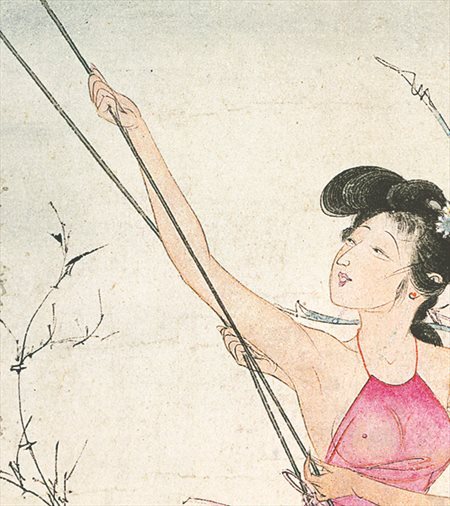 沽源-胡也佛的仕女画和最知名的金瓶梅秘戏图
